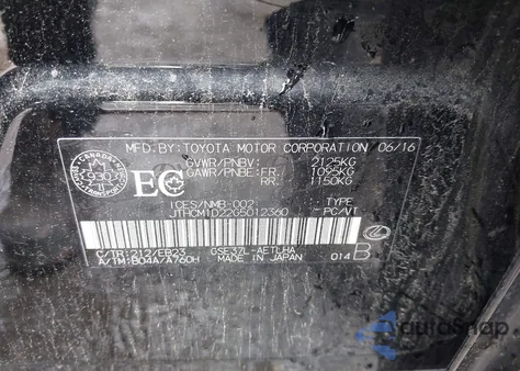 2016 Lexus Is 300 from USA, damaged, VIN JTHCM1D22G5012360